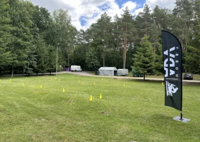Plac szkoleniowy do jazdy na motocyklu